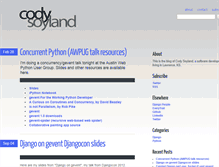 Tablet Screenshot of codysoyland.com